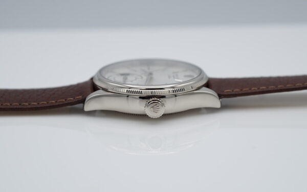 Rolex 50529 CELLINI GMT DUAL TIME 18K WHITE GOLD SILVER DIAL 2021 BOXES PAPERS - Image 3