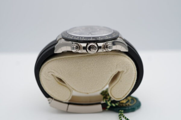 BRAND NEW Rolex 116519LN DAYTONA WHITE GOLD OYSTERFLEX STEEL DIAL 2023 FULL SET - Image 3