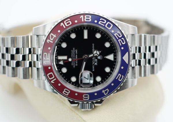 Rolex 126710BLRO PEPSI GMT MASTER II RED BLUE MK1 BEZEL JUBILEE 2018 FULL SET - Image 9