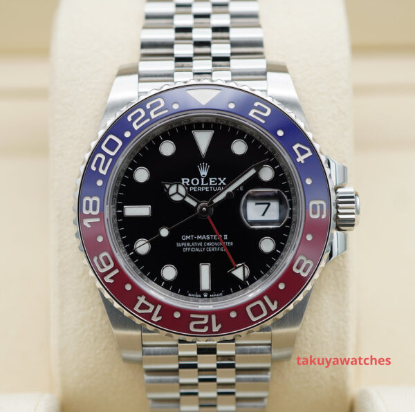 Rolex 126710BLRO PEPSI GMT MASTER II RED BLUE MK1 BEZEL JUBILEE 2018 FULL SET