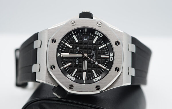 Audemars PIGUET ROYAL OAK OFFSHORE DIVER 15703ST AP SERVICED 2022 WARRANTY - Image 10