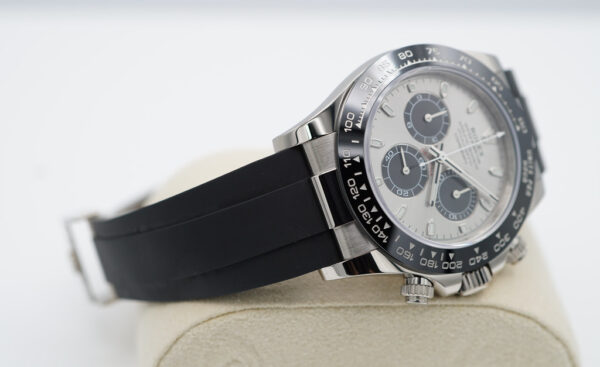 Rolex 116519LN DAYTONA 18K WHITE GOLD OYSTERFLEX STEEL DIAL 2022 FULL SET - Image 5