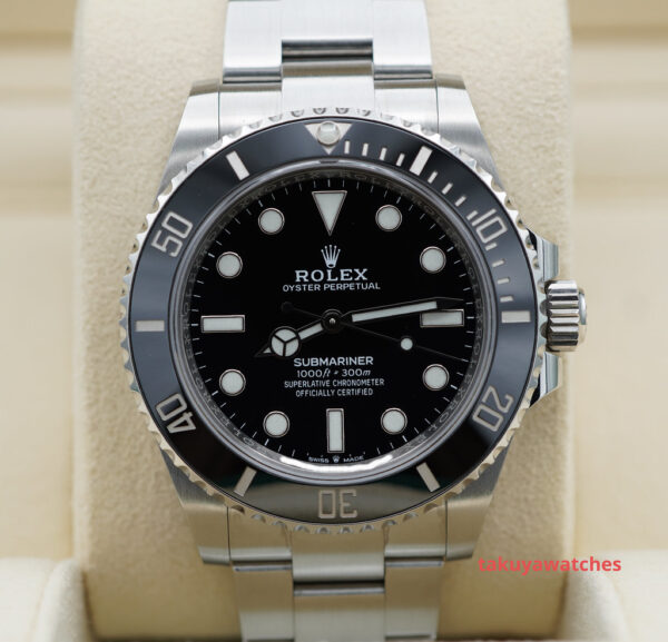 Rolex 124060 SUBMARINER NO DATE 41MM 2021 WARRANTY COMPLETE SET