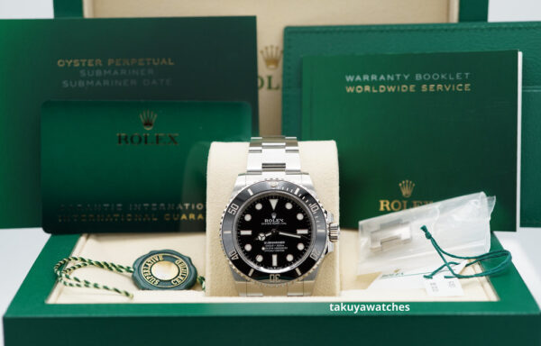 Rolex 124060 SUBMARINER NO DATE 41MM 2021 WARRANTY COMPLETE SET - Image 2