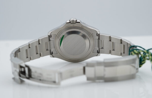 NEW Rolex 268622 YACHTMASTER PLATINUM BEZEL SLATE DIAL 37MM 2022 COMPLETE SET - Image 8