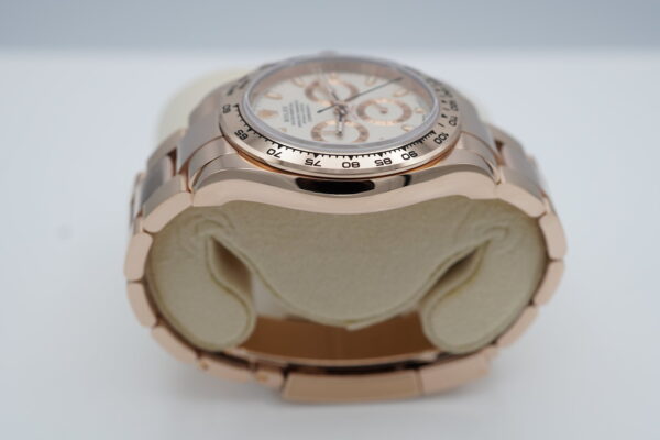 Rolex 116505 DAYTONA 18K EVEROSE GOLD IVORY DIAL 2021 WARRANTY FULL SET - Image 4