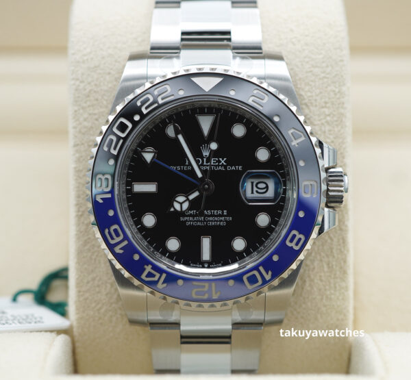 BRAND NEW Rolex 126710BLNR GMT MASTER II BLACK BLUE BEZEL NEW MODEL 2023 FULL SET