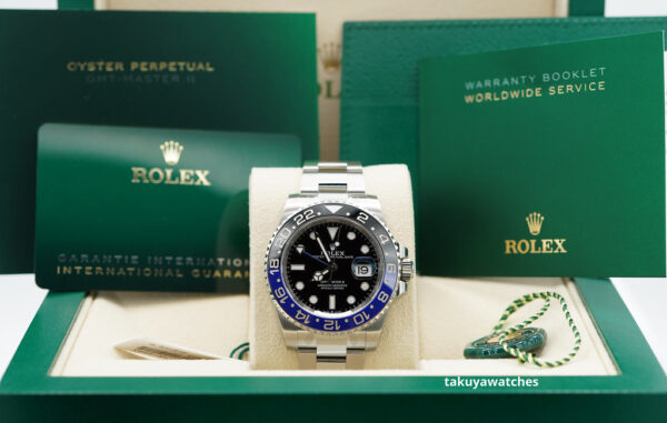 BRAND NEW Rolex 126710BLNR GMT MASTER II BLACK BLUE BEZEL NEW MODEL 2023 FULL SET - Image 2