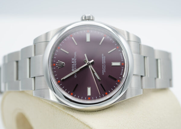 Rolex 114300 OYSTER PERPETUAL RED GRAPE DIAL 39MM COMPLETE SET - Image 10