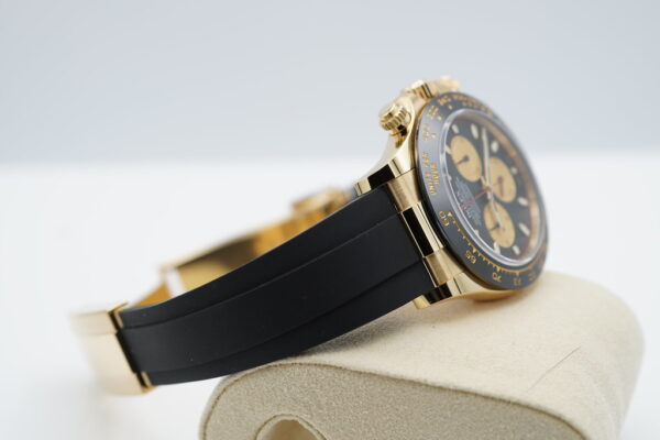 Rolex 116518LN DAYTONA 18K YELLOW GOLD PAUL NEWMAN DIAL OYSTERFLEX COMPLETE SET - Image 6