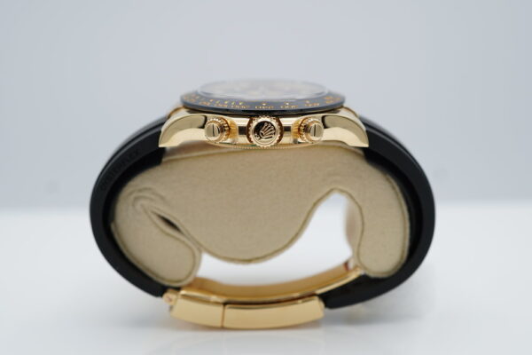 Rolex 116518LN DAYTONA 18K YELLOW GOLD PAUL NEWMAN DIAL OYSTERFLEX COMPLETE SET - Image 3