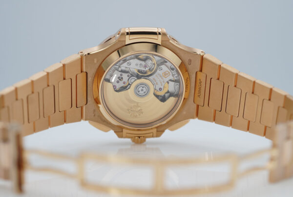 Patek PHILIPPE 5980/1R NAUTILUS CHRONOGRAPH 18K ROSE GOLD 2017 FULL SET - Image 7
