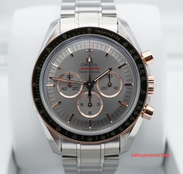 Omega SPEEDMASTER TOKYO 2020 OLYMPICS GREEN BEZEL GREY DIAL STEEL GOLD FULL SET