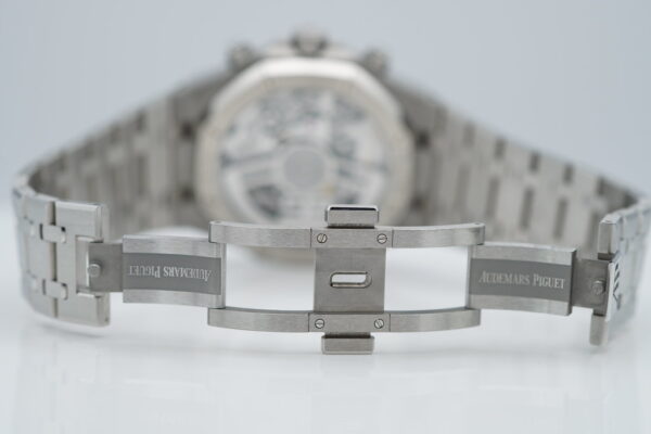 Audemars PIGUET ROYAL OAK CHRONOGRAPH 50TH ANNIVERSARY 26240ST GREEN DIAL 2022 WARRANTY - Image 8