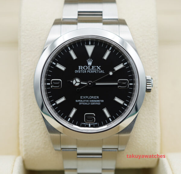 Rolex 214270 EXPLORER I STAINLESS STEEL MARK 1 DIAL 39MM DISCONTINUED FULL SET