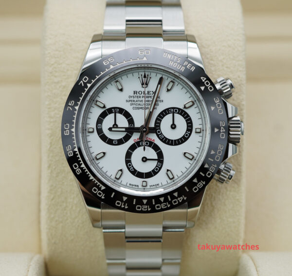 Rolex 116500LN COSMOGRAPH DAYTONA CERAMIC BEZEL WHITE DIAL 2023 FULL SET