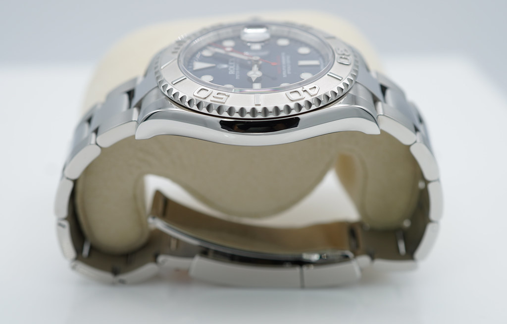 Rolex 116622 YACHTMASTER PLATINUM BEZEL BLUE DIAL 40MM COMPLETE