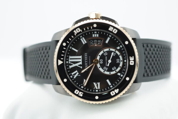 Cartier CALIBRE DE CARTIER DIVER ROSE GOLD AND PVD 42MM FULL SET - Image 9