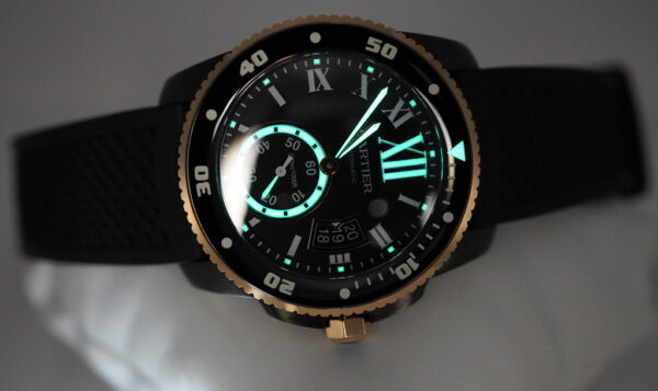 Cartier CALIBRE DE CARTIER DIVER ROSE GOLD AND PVD 42MM FULL SET - Image 10
