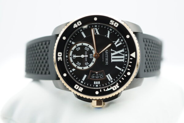 Cartier CALIBRE DE CARTIER DIVER ROSE GOLD AND PVD 42MM FULL SET - Image 8