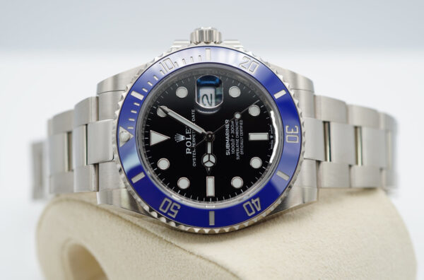 Rolex 126619LB SUBMARINER 41 18K WHITE GOLD BLUE BEZEL WARRANTY COMPLETE SET - Image 10