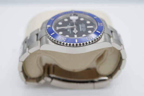 Rolex 126619LB SUBMARINER 41 18K WHITE GOLD BLUE BEZEL WARRANTY COMPLETE SET - Image 4