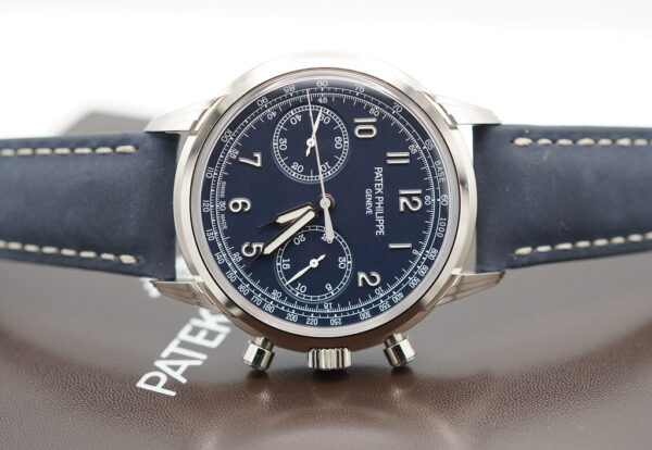 Patek PHILIPPE 5172G CHRONOGRAPH 18K WHITE GOLD BLUE DIAL 2023 FULL SET - Image 9