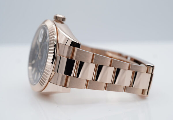 Rolex 326935 SKY-DWELLER 18K ROSE GOLD CHOCOLATE DIAL 2021 COMPLETE SET - Image 5