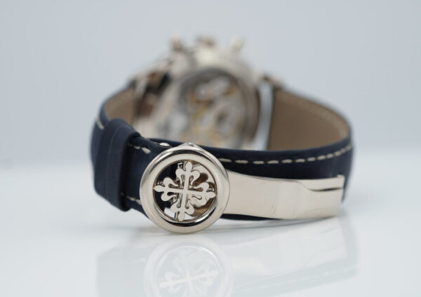 Patek PHILIPPE 5172G CHRONOGRAPH 18K WHITE GOLD BLUE DIAL 2023 FULL SET - Image 7