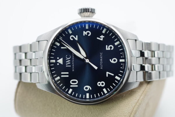 Iwc BIG PILOT 43 BLUE DIAL IW329304 BRACELET 2021 WARRANTY FULL SET - Image 10