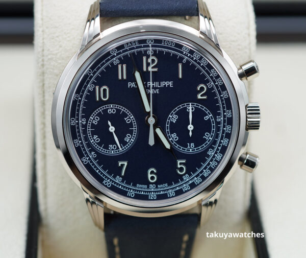 Patek PHILIPPE 5172G CHRONOGRAPH 18K WHITE GOLD BLUE DIAL 2023 FULL SET