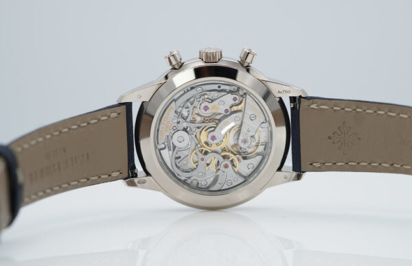 Patek PHILIPPE 5172G CHRONOGRAPH 18K WHITE GOLD BLUE DIAL 2023 FULL SET - Image 8
