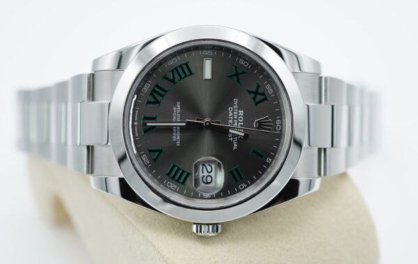 Rolex 126300 DATEJUST 41 WIMBLEDON DIAL OYSTER BAND 2020 WARRANTY FULL SET - Image 9