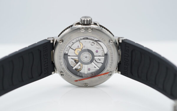 NEW BREGUET MARINE 5517 TITANIUM SLATE GREY DIAL RUBBER STRAP 2023 FULL SET - Image 8