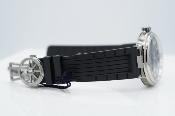 NEW BREGUET MARINE 5517 TITANIUM SLATE GREY DIAL RUBBER STRAP 2023 FULL SET - Image 6