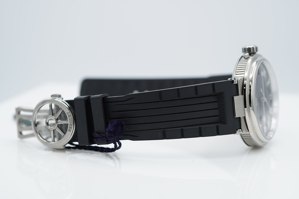 NEW BREGUET MARINE 5517 TITANIUM SLATE GREY DIAL RUBBER STRAP 2023