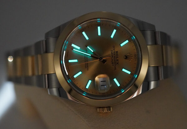 Rolex 126303 DATEJUST 41 18K YELLOW GOLD STAINLESS STEEL CHAMPAGNE DIAL - Image 11
