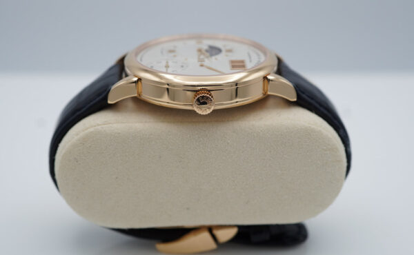A. Lange & Sohne GRAND LANGE 1 MOONPHASE 18K ROSE GOLD 139.032 DEPLOYANT CLASP FULL SET - Image 3