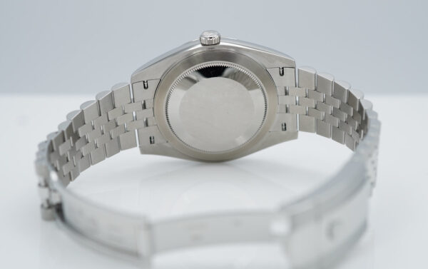 Rolex 126334 DATEJUST 41 FLUTED BEZEL BLUE STICK DIAL JUBILEE WARRANTY FULL SET - Image 8