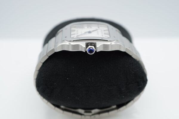 Cartier SANTOS DE CARTIER LARGE MODEL AUTOMATIC SILVER DIAL 2023 FULL SET - Image 3