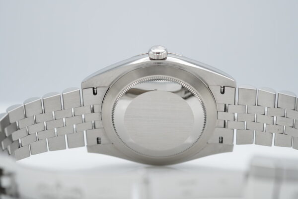 Rolex 126334 DATEJUST 41 FLUTED BEZEL WHITE STICK DIAL JUBILEE BAND FULL SET - Image 8