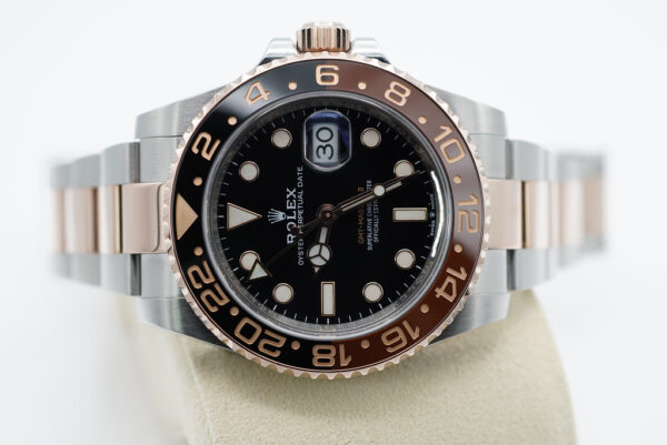 Rolex 126711CHNR GMT MASTER 2 18K ROSE GOLD STEEL ROOTBEER WARRANTY FULL SET - Image 10