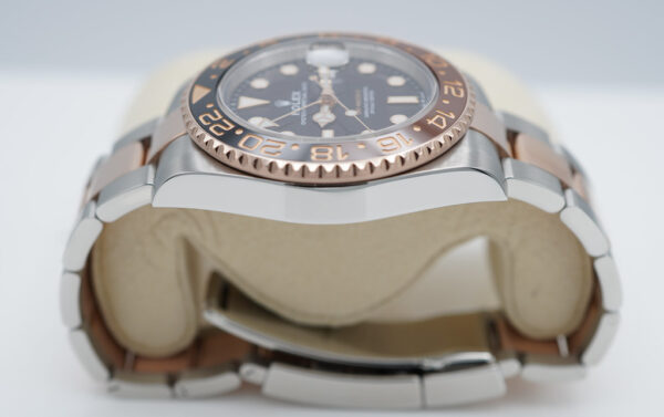 Rolex 126711CHNR GMT MASTER 2 18K ROSE GOLD STEEL ROOTBEER WARRANTY FULL SET - Image 4