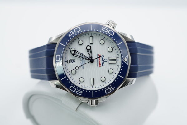 Omega SEAMASTER DIVER 300M TOKYO OLYMPICS 2021 WARRANTY EXTRA STRAP FULL SET - Image 9