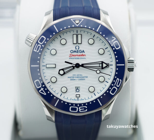Omega SEAMASTER DIVER 300M TOKYO OLYMPICS 2021 WARRANTY EXTRA STRAP FULL SET