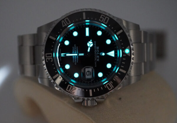Rolex 126600 SEA-DWELLER 43MM CYCLOPS RED TEXT MK1 DIAL COMPLETE SET - Image 11