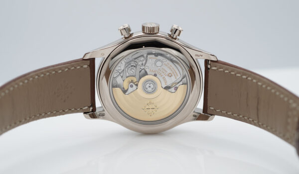 Patek PHILIPPE 5960G WHITE GOLD ANNUAL CALENDAR CHRONOGRAPH BLUE DIAL FULL SET - Image 8