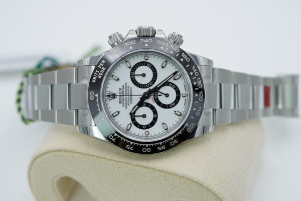 BRAND NEW Rolex 116500LN DAYTONA CERAMIC BEZEL WHITE DIAL 2023 FULL STICKERS FULL SET - Image 10