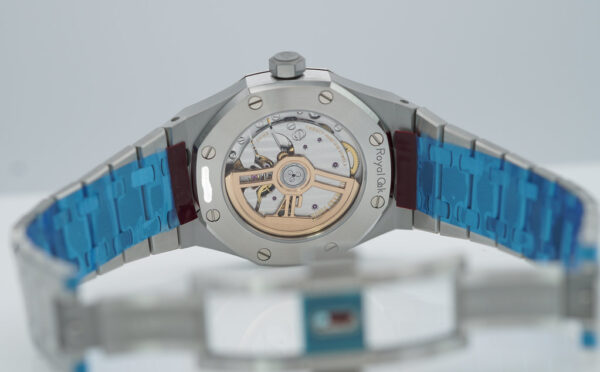 BRAND NEW Audemars PIGUET ROYAL OAK 15550ST GREY DIAL 37MM 2023 COMPLETE SET - Image 9