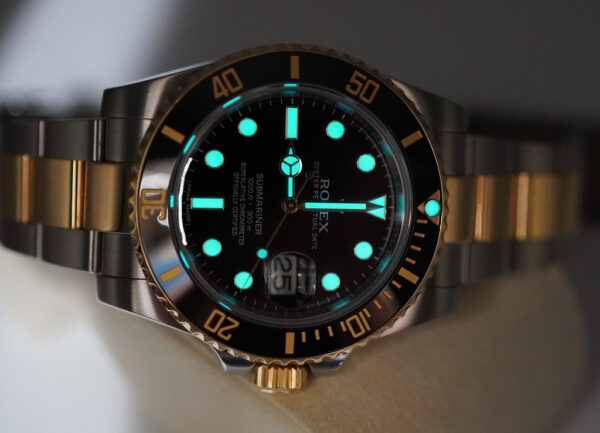 Rolex 116613LN SUBMARINER 40MM 18K TWO TONE BLACK DIAL RSC SERVICED WARRANTY - Image 11